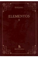 Papel ELEMENTOS II (EUCLIDES) (BIBLIOTECA GREDOS) (CARTONE)