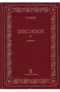 Papel DISCURSOS IV FILIPICAS (BIBLIOTECA GREDOS) (CARTONE)