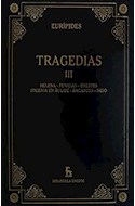 Papel TRAGEDIAS III [EURIPIDES] (BIBLIOTECA GREDOS) (CARTONE)