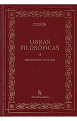 Papel OBRAS FILOSOFICAS II [CICERON] (BIBLIOTECA GREDOS) (CARTONE)