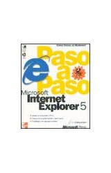 Papel MICROSOFT INTERNET EXPLORER 5 PASO A PASO