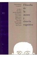 Papel FILOSOFIA DE LA MENTE Y CIENCIA COGNITIVA (PAIDOS BASICA 32072)