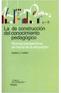 Papel DECONSTRUCCION DEL CONOCIMIENTO PEDAGOGICO (PAPELES DE PEDAGOGIA 50054)