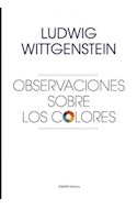 Papel OBSERVACIONES SOBRE LOS COLORES (ESTETICA 10015614)