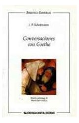 Papel CONVERSACIONES CON GOETHE (BIBLIOTECA UNIVIVERSAL)