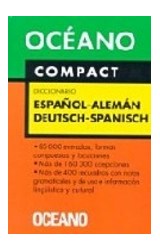 Papel DICCIONARIO OCEANO COMPACT (ALEMAN / ESPAÑOL) (DEUTSCH / SPANISCH) (CARTONE)