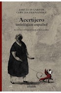 Papel ACERTIJERO ANTOLOGICO ESPAÑOL [ILUSTRACIONES DE PABLO AULADELL] (CARTONE)