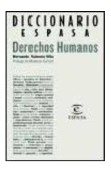 Papel DICCIONARIO ESPASA DERECHOS HUMANOS (POCKET)