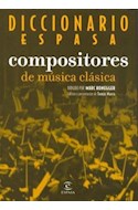 Papel DICCIONARIO ESPASA COMPOSITORES DE MUSICA CLASICA (CARTONE)