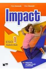 Papel IMPACT 1 ESO STUDENT'S BOOK (DIGITAL BOOK AND DIGITAL R  EADER ON DVD-ROM) (BLACK CAT)