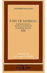 Papel JUAN DE MAIRENA (CLASICOS CASTALIA 42)