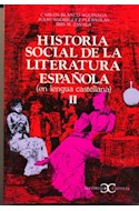 Papel HISTORIA SOCIAL DE LA LITERATURA ESPAÑOLA II