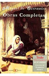 Papel OBRAS COMPLETAS (TODO CERVANTES EN UN VOLUMEN)  (GRAN TAMAÑO 30 X 21) (RUSTICA)