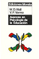 Papel AVANCES EN PSICOLOGIA DE LA EDUCACION (COLECCION LA PEDAGOGIA HOY)