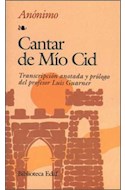 Papel CANTAR DE MIO CID (BIBLIOTECA EDAF POESIA 28)