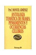Papel ANTOLOGIA TEMATICA DE FRASES PENSAMIENTOS Y OCURRENCIAS