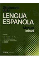 Papel DICCIONARIO DE LA LENGUA ESPAÑOLA MANUAL INICIAL