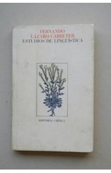 Papel ESTUDIOS DE LINGUISTICA (COLECCION FILOLOGIA 8)
