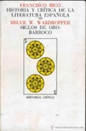 Papel HISTORIA Y CRITICA DE LA LITERATURA ESPAÑOLA 3/1 SIGLOS  DE ORO BARROCO (PRIMER SUPLEMENTO)