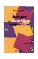 Papel JUEGOS DE ACERTIJOS ENIGMATICOS (PRINCIPIANTES JUEGOS E  DUCATIVOS)