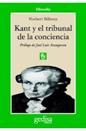 Papel KANT Y EL TRIBUNAL DE LA CONCIENCIA (COLECCION HOMBRE Y SOCIEDAD SERIE CLADEMA)