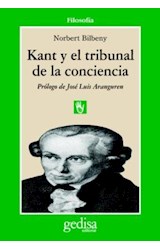 Papel KANT Y EL TRIBUNAL DE LA CONCIENCIA (COLECCION HOMBRE Y SOCIEDAD SERIE CLADEMA)