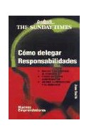 Papel COMO DELEGAR RESPONSABILIDADES (SERIE THE SUNDAY TIMES)