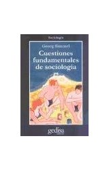 Papel CUESTIONES FUNDAMENTALES DE SOCIOLOGIA (COLECCION SOCIOLOGIA)