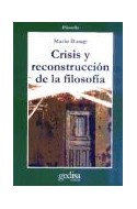 Papel CRISIS Y RECONSTRUCCION DE LA FILOSOFIA (FILOSOFIA SERIE CLA-DE-MA)