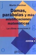 Papel DAMAS PARABOLAS Y MAS MISTIFICACIONES MATEMATICAS II