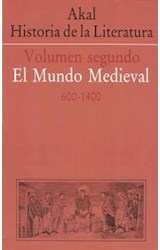Papel HISTORIA DE LA LITERATURA 2 EL MUNDO MEDIEVAL 600-1400 (CARTONE)