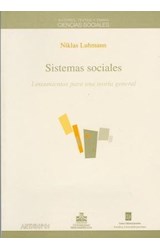 Papel SISTEMAS SOCIALES LINEAMIENTOS PARA UNA TEORIA GENERAL  (RUSTICO)