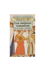 Papel MEJORES ROMANCES DE LA LENGUA CASTELLANA POESIA EPICO-LIRICA SIGLOS XV Y XVI (FONTANA)