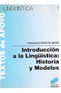 Papel INTRODUCCION A LA LINGUISTICA HISTORIA Y MODELOS