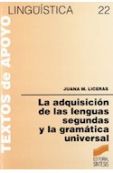 Papel ADQUISICION DE LAS LENGUAS SEGUNDAS Y GRAMATICA UNIVERS