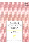 Papel MANUAL DE DOCUMENTACION JURIDICA
