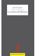 Papel ESTETICA DEL BARROCO (COLECCION LEXICO DE ESTETICA)