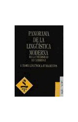 Papel PANORAMA DE LA LINGUISTICA MODERNA DE LA UNIVERSIDAD DE  CAMBRIDGE I TEORIA LINGUISTICA FUN