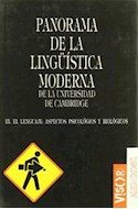 Papel PANORAMA DE LA LINGUISTICA MODERNA DE LA UNIVERSIDAD DE  CAMBRIDGE III EL LENGUAJE ASPECTOS