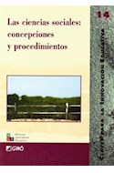 Papel CIENCIAS SOCIALES CONCEPCIONES Y PROCEDIMIENTOS (COLECCION CLAVES PARA LA INNOVACION EDUCATIVA)