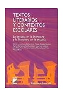 Papel TEXTOS LITERARIOS Y CONTEXTOS ESCOLARES LA ESCUELA EN L  A LITERATURA Y LA LITERATURA EN LA ESCUELA