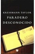 Papel PARADERO DESCONOCIDO (CARTONE)