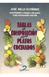Papel TABLAS DE COMPOSICION PARA PLATOS COCINADOS
