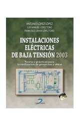 Papel INSTALACIONES ELECTRICAS DE BAJA TENSION 2003 TEORIA Y PRACTICAS PARA LA REALIZACION DE...