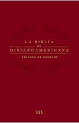 Papel BIBLIA HISPANOAMERICANA (EDICION DE ESTUDIO) (CUERO) (RUSTICA)