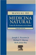 Papel MANUAL DE MEDICINA NATURAL TOMA DE DECISIONES EN LA CLINICA (2 EDICION)