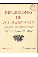 Papel REFLEXIONES DE O L BARENTON EMPRESARIO DE PRINCIPIOS DE