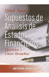 Papel SUPUESTOS DE ANALISIS DE ESTADOS FINANCIEROS EJERCICIOS