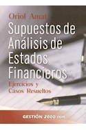 Papel SUPUESTOS DE ANALISIS DE ESTADOS FINANCIEROS EJERCICIOS