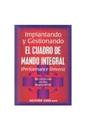 Papel IMPLANTANDO Y GESTIONANDO EL CUADRO DE MANDO INTEGRAL